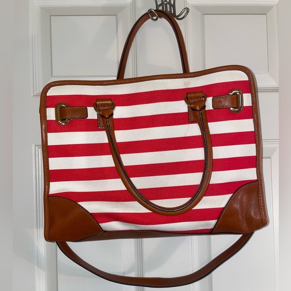 Michael Kors leather and canvas limited edition handbag - Picture 2 of 8